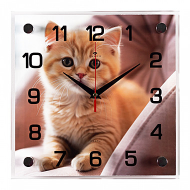Часы 2525 056 Рыжий котенок