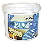 Шпатлевка НОВА акриловая 3кг